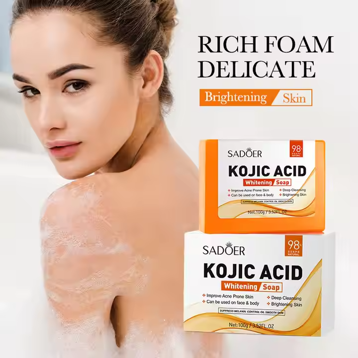 SADOER Kojic Acid Whitening Soap – For Radiant and Clear Skin