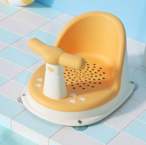 Infant Bath Tub Comfortable Baby Bath Chair for Newborns 6-18 Months