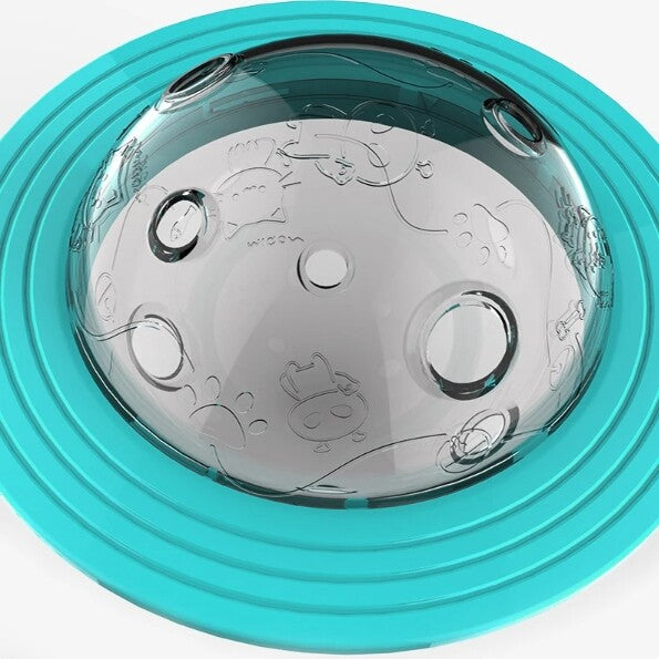 Flying Saucer Dog Game Flying Discs Toys Leaking Slow Food Feeder Ball