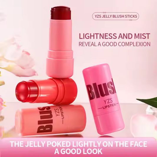 Cool Liquid Jelly Tint for Cheek and Lip Make Up Pink or Red Cutie Moisturizing Vegan Blush Tint